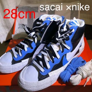 ナイキ(NIKE)のNIKE×SACAI BLAZER MIDナイキ×サカイブレーザー28センチ(スニーカー)