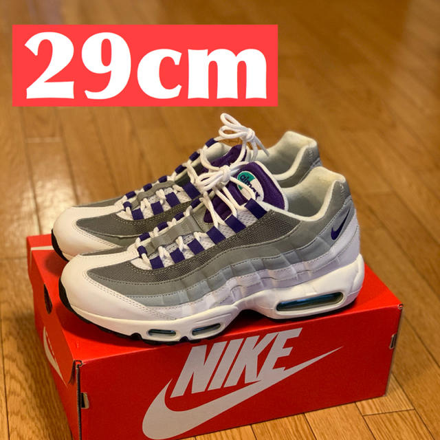 NIKE(ナイキ)のNIKE AIR MAX 95 grape US12W 29cm 相当 メンズの靴/シューズ(スニーカー)の商品写真