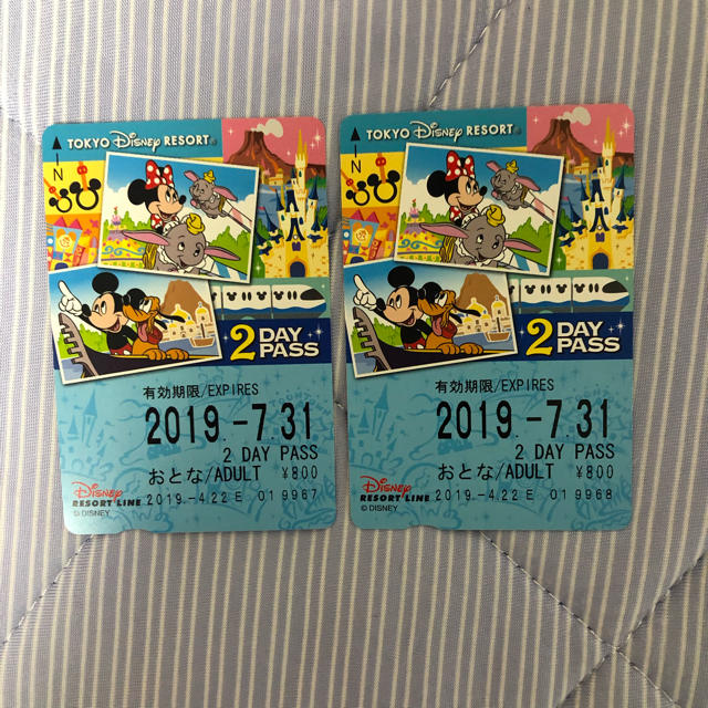 Disney(ディズニー)のディズニー リゾートライン チケット  チケットの施設利用券(遊園地/テーマパーク)の商品写真
