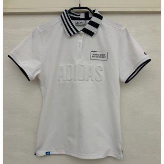 アディダス(adidas)のadidas レディース ポロシャツ(ホワイト)(ポロシャツ)