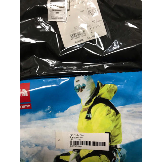 Supreme(シュプリーム)の新品 Supreme×NORTH FACE TNF photo tee M メンズのトップス(Tシャツ/カットソー(半袖/袖なし))の商品写真