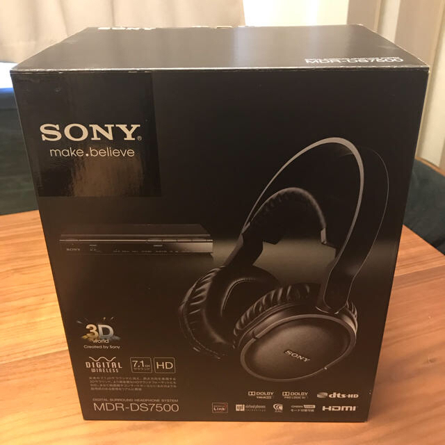 オーディオ機器SONY MDR-DS7500 7.1chデジタルサラウンドヘッドホン ソニー