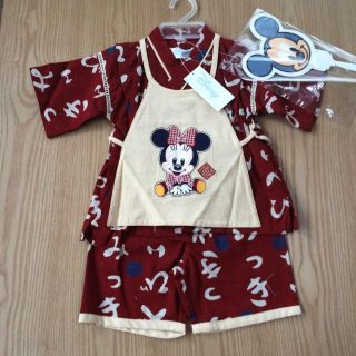 ディズニー(Disney)の新品ミニーちゃん♡甚平(甚平/浴衣)