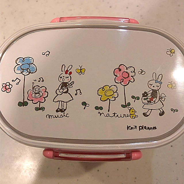 KP(ニットプランナー)のkp mimiちゃん お弁当箱 新品 インテリア/住まい/日用品のキッチン/食器(弁当用品)の商品写真