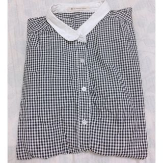 マジェスティックレゴン(MAJESTIC LEGON)の【値下げ中】ギンガムチェック ブラウス (シャツ/ブラウス(半袖/袖なし))