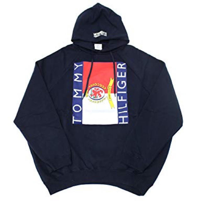 TOMMY HILFIGER(トミーヒルフィガー)のvetements  x   tommy   コラボ　メンズパーカー メンズのトップス(パーカー)の商品写真