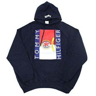 トミーヒルフィガー(TOMMY HILFIGER)のvetements  x   tommy   コラボ　メンズパーカー(パーカー)