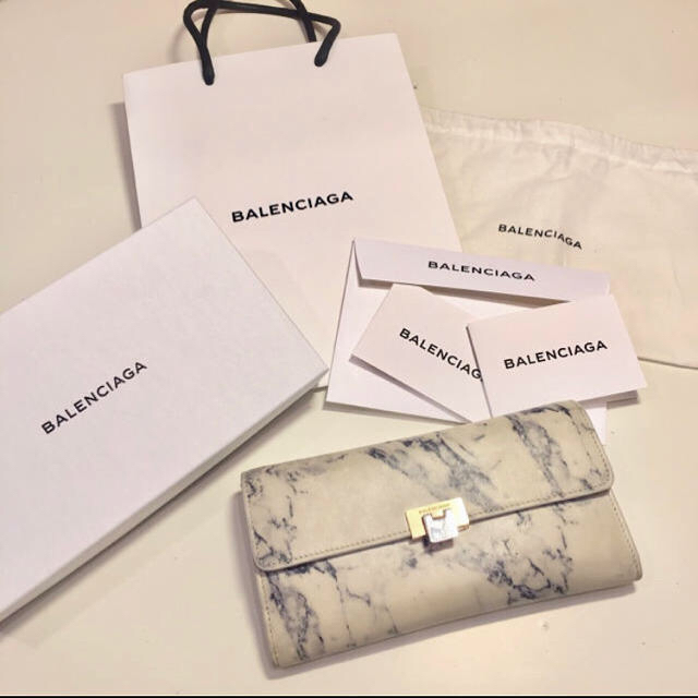 Balenciaga 大理石 プリント ウォレット