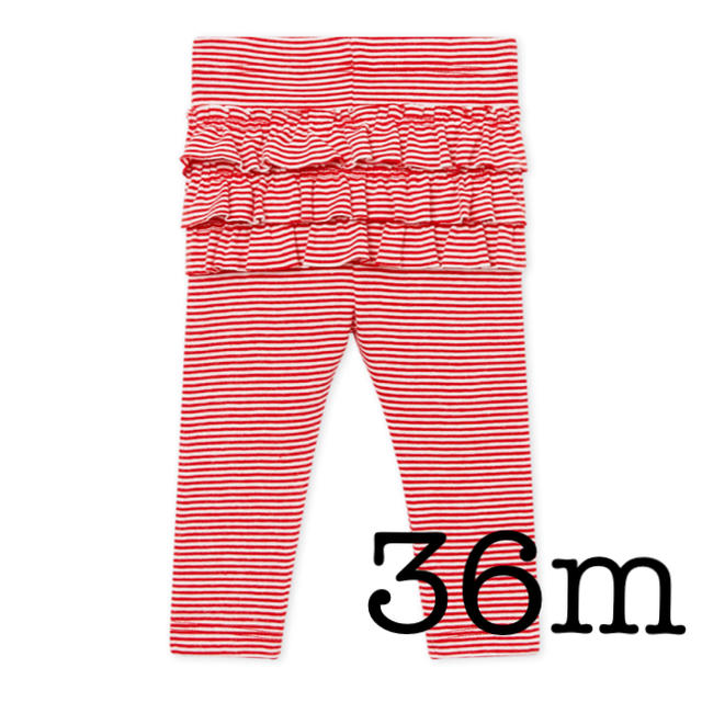 PETIT BATEAU(プチバトー)のトーマス様専用プチバトー 36m ミラレカルソン 赤 レッド キッズ/ベビー/マタニティのベビー服(~85cm)(パンツ)の商品写真