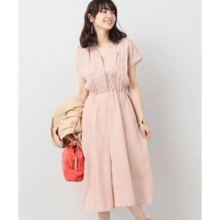 イエナ(IENA)のIENA  イエナ 新品 CLASSY.シャツドレープワンピース◆(ひざ丈ワンピース)