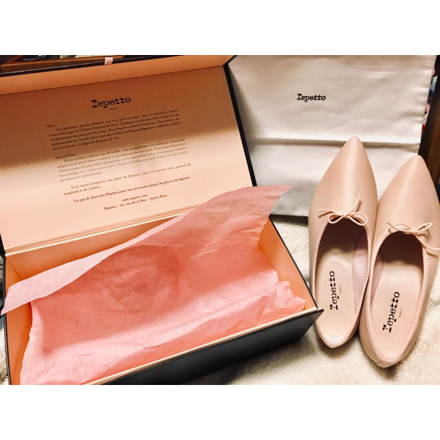 repetto(レペット)の☆週末限定セール☆ repetto   レペット  ポインテッドトゥ 39.5 レディースの靴/シューズ(バレエシューズ)の商品写真