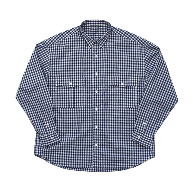 PORTER(ポーター)のPorter Classic ROLL UP GINGHAM SHIRT L メンズのトップス(シャツ)の商品写真