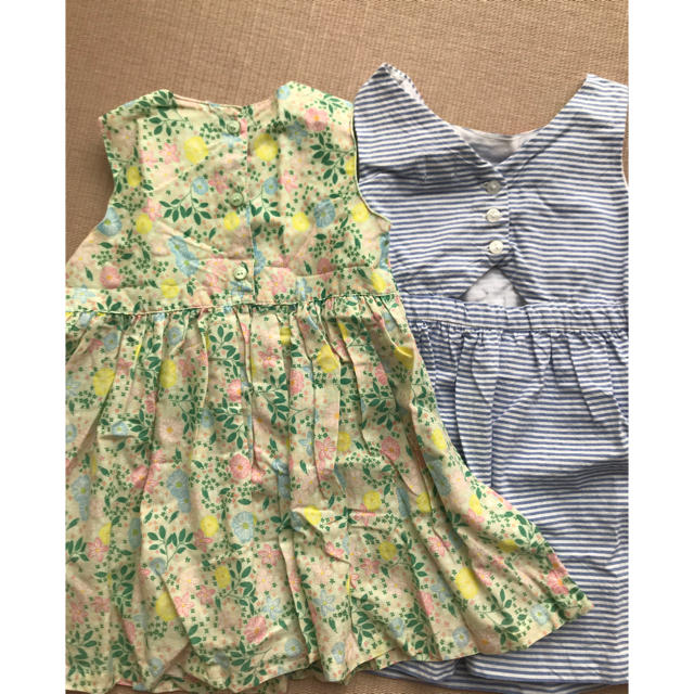 H&M(エイチアンドエム)のワンピース2枚セット キッズ/ベビー/マタニティのキッズ服女の子用(90cm~)(ワンピース)の商品写真