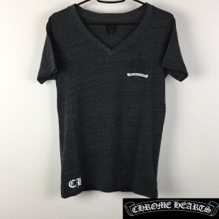 クロムハーツ(Chrome Hearts)の美品 クロムハーツ 半袖Tシャツ レディース チャコールグレー サイズL(Tシャツ(半袖/袖なし))