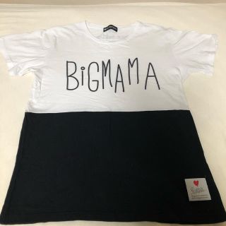 BIGMAMA ビッグママ ロゴ バイカラーTシャツ Lサイズ(ミュージシャン)