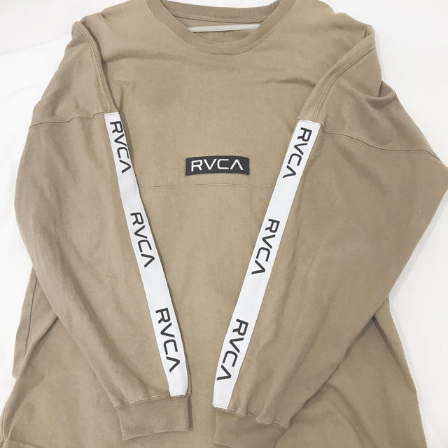 【T-ポイント5倍】 RVCA RVCAテープロゴロングTシャツ - Tシャツ/カットソー(七分/長袖)