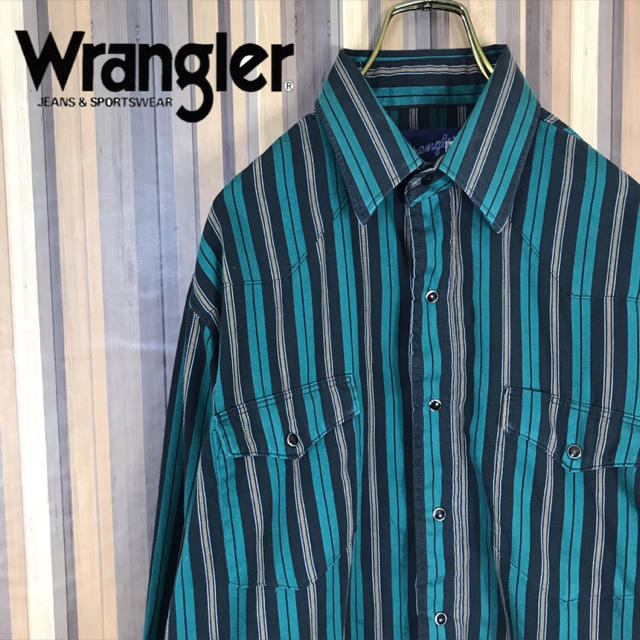 Wrangler(ラングラー)のラングラー wrangler ウエスタンシャツ  長袖 マルチストライプ メンズのトップス(シャツ)の商品写真