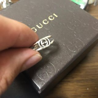 グッチ(Gucci)のGUCCI 半額以下！ インターロッキングリング(リング(指輪))