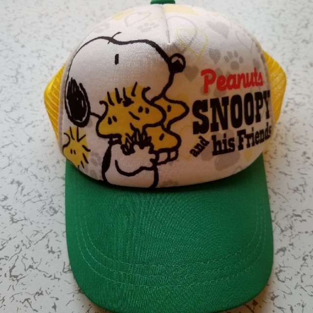 SNOOPY(スヌーピー)の値下げしました‼️スヌーピー　キャップ キッズ/ベビー/マタニティのこども用ファッション小物(帽子)の商品写真