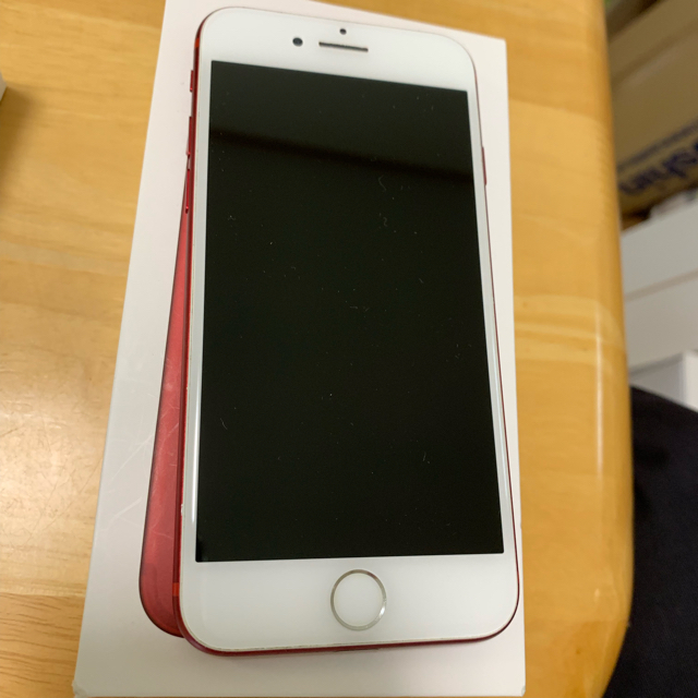 再値下げ iPhone7 Red Softbank 美品 - 2