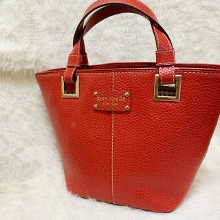 ケイトスペードニューヨーク(kate spade new york)の【シンクビー様専用】ケイトスペード ハンドバッグ 赤 レッド(ハンドバッグ)