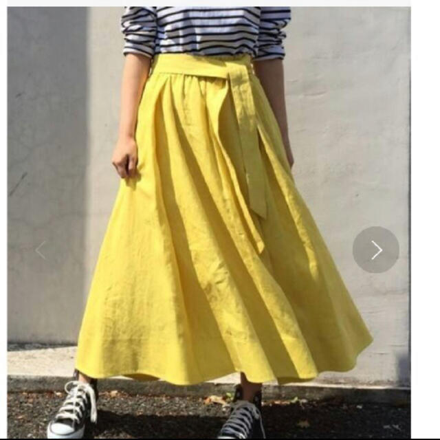 Mila Owen(ミラオーウェン)のミラオーウェン リネンフレアスカート レディースのスカート(ロングスカート)の商品写真
