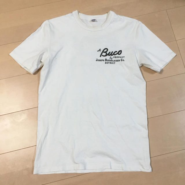 THE REAL McCOY'S(ザリアルマッコイズ)の専用 リアルマッコイズ★BUCO★半袖Tシャツ★白 メンズのトップス(Tシャツ/カットソー(半袖/袖なし))の商品写真