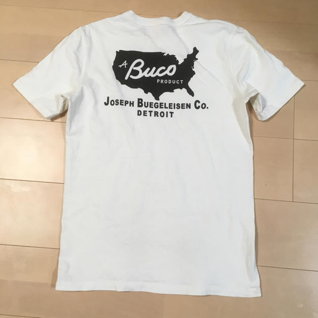 THE REAL McCOY'S(ザリアルマッコイズ)の専用 リアルマッコイズ★BUCO★半袖Tシャツ★白 メンズのトップス(Tシャツ/カットソー(半袖/袖なし))の商品写真