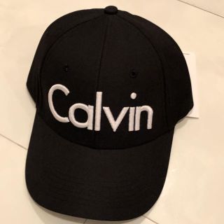 カルバンクライン(Calvin Klein)の正規品 カルバンクライン     キャップ ブラック ホワイト(キャップ)