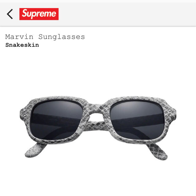 sunglasses売り切り特価 supreme marvin sunglasses