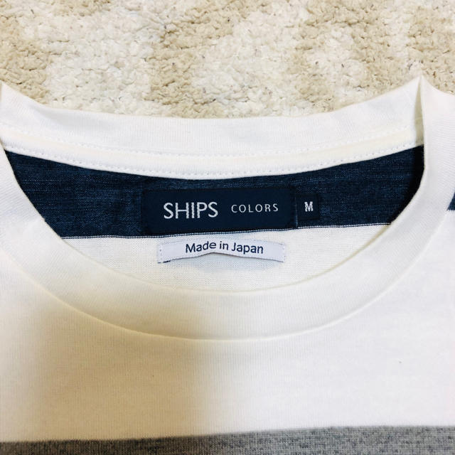 SHIPS(シップス)の【試着のみ】SHIPS ボーダーカットソー メンズのトップス(Tシャツ/カットソー(半袖/袖なし))の商品写真