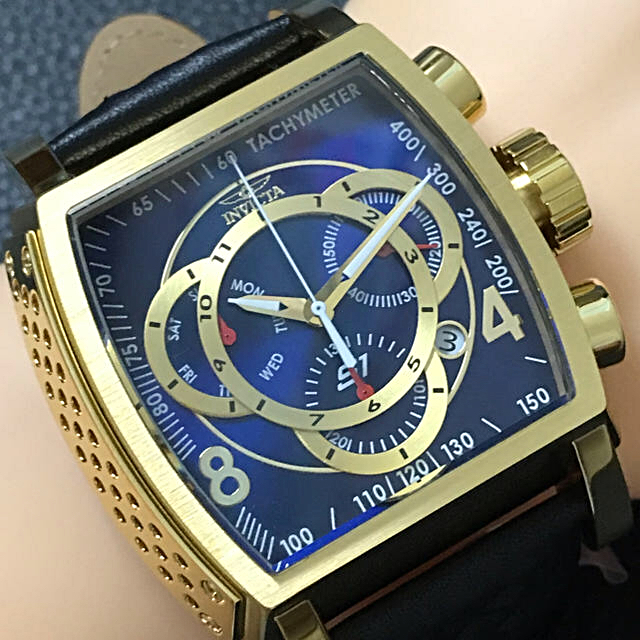 INVICTA - インビクタ invicta S1 Rally スイス製クォーツ ゴールド×ブルーの通販 by くま男's shop｜インビクタならラクマ