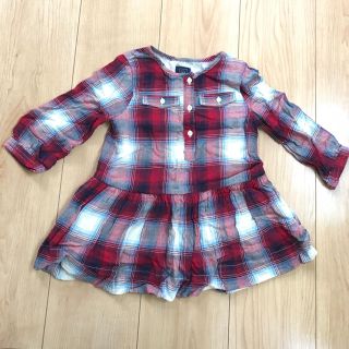 ベビーギャップ(babyGAP)のHenrey5046様専用(´・∀・｀)チェック柄ワンピース90♡(ワンピース)