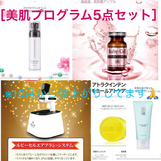 はこぽす対応商品】 Ruby-Cell ヒト幹細胞培養液化粧品美肌プログラム
