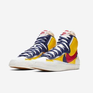 ナイキ(NIKE)のnike sacai blazer US9.5(スニーカー)