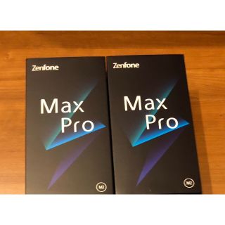 アンドロイド(ANDROID)の新品　SIMフリー　zenfone max  m2 pro 2個セット(スマートフォン本体)