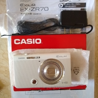 カシオ(CASIO)のチャンプ様専用　CASIO EX-ZR70　自撮り(コンパクトデジタルカメラ)