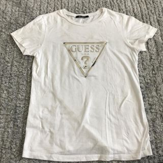 ゲス(GUESS)のGUESS メタリックロゴTシャツ(Tシャツ(半袖/袖なし))