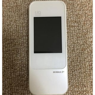 エーユー(au)のau UQ WiMAX ポケットWi-Fi WiMAX2+ W04(その他)