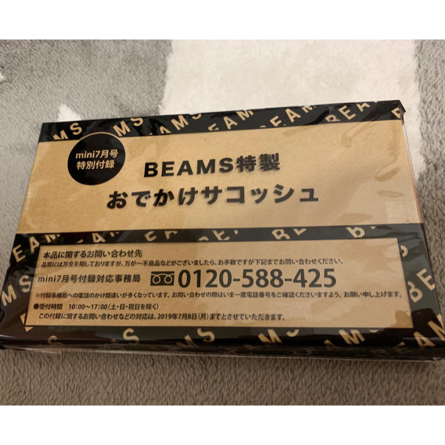 BEAMS(ビームス)のmini 7月号付録 エンタメ/ホビーの雑誌(ファッション)の商品写真