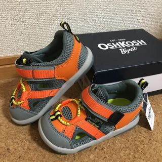 オシュコシュ(OshKosh)の定価3,564 新品タグ付き☆ムーンスター オシュコシュ サンダル 14.5cm(サンダル)