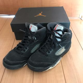 ナイキ(NIKE)のaj5 キッズサイズ(スニーカー)