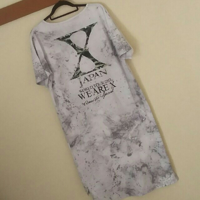 Xjapan  Tシャツ  ワンピース   レディースのトップス(Tシャツ(半袖/袖なし))の商品写真