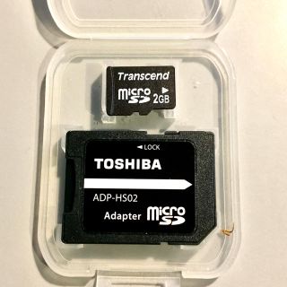 トランセンド(Transcend)の安定のtranscend 2GB micro SD  アダプター付き(PC周辺機器)