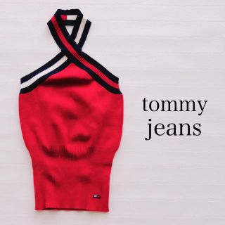 トミーヒルフィガー(TOMMY HILFIGER)の【美品】tommy jeans ホルターネック (Tシャツ(半袖/袖なし))