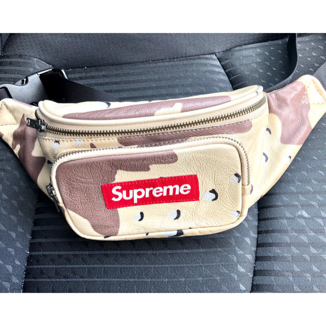 SUPREME シュプリーム 17SS Leather Waist Bag 2