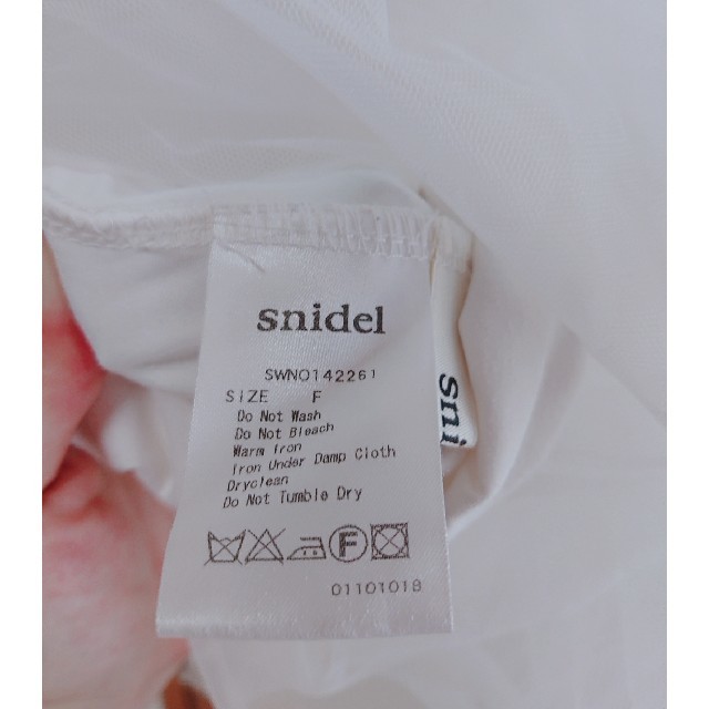 SNIDEL(スナイデル)のスナイデル♡チュールワンピース レディースのワンピース(ミニワンピース)の商品写真