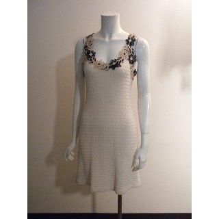 ブルマリン(Blumarine)の新品パオラフラーニ◆可愛くプレシャスな、優しい色クリームニットワンピ40(ひざ丈ワンピース)