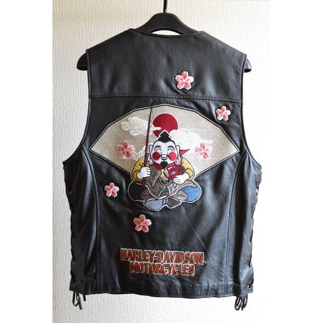 Harley Davidson - ハーレーダビッドソン 純正 レザーベスト M