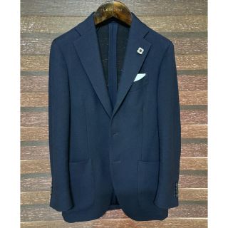 エルメネジルドゼニア(Ermenegildo Zegna)の【美品！】ラルディーニ Ermenegildo Zegnaウール ホップサック(テーラードジャケット)